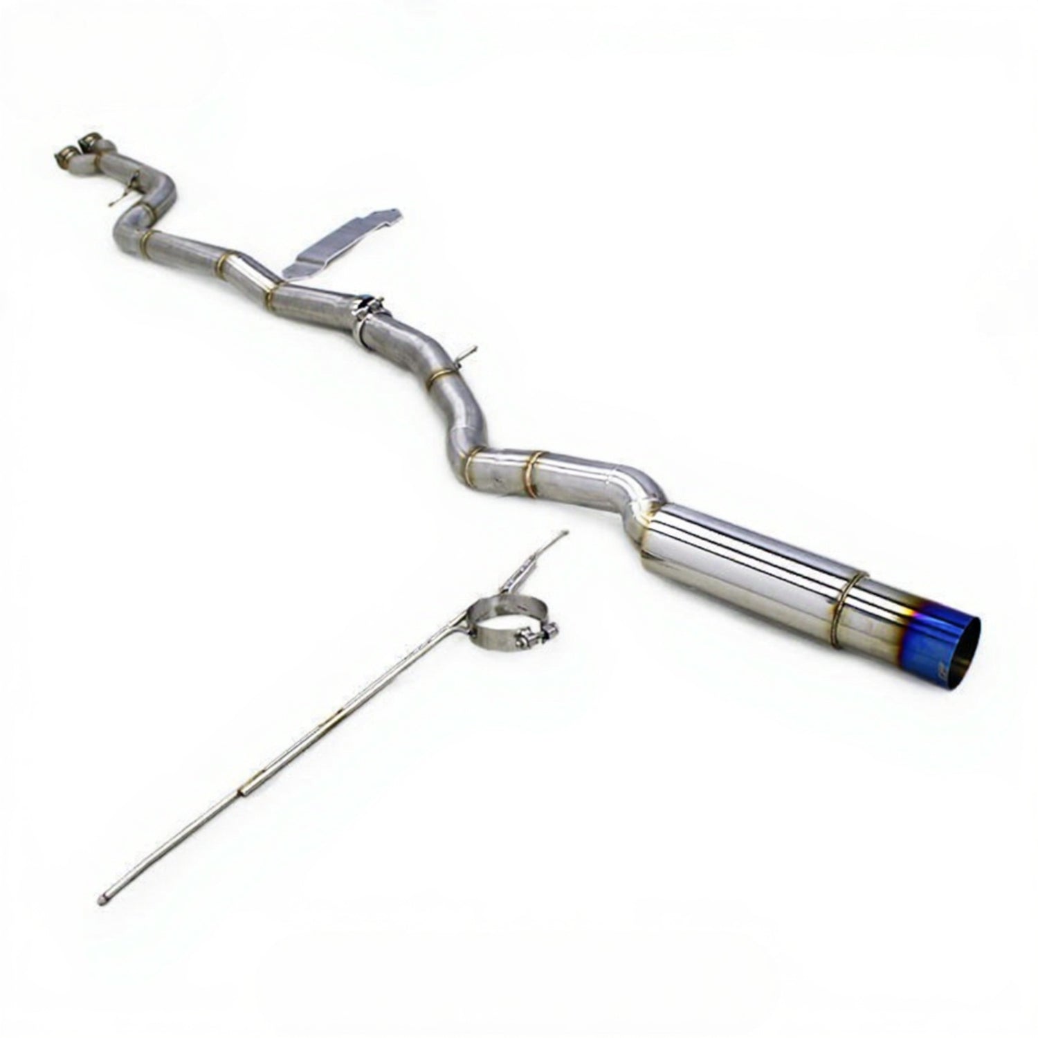 BMW 3/4 Series M3/M4 F80/F82 304 Stainless Steel Burnt Tip Straight-through Catback 2015-2020