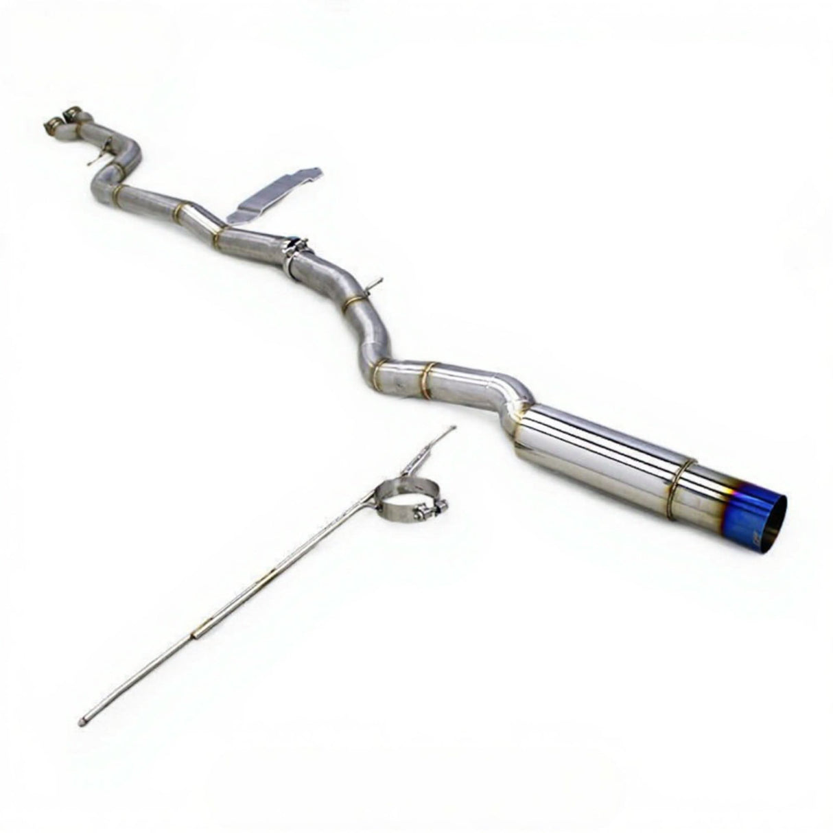 BMW 3/4 Series M3/M4 F80/F82 304 Stainless Steel Burnt Tip Straight-through Catback 2015-2020