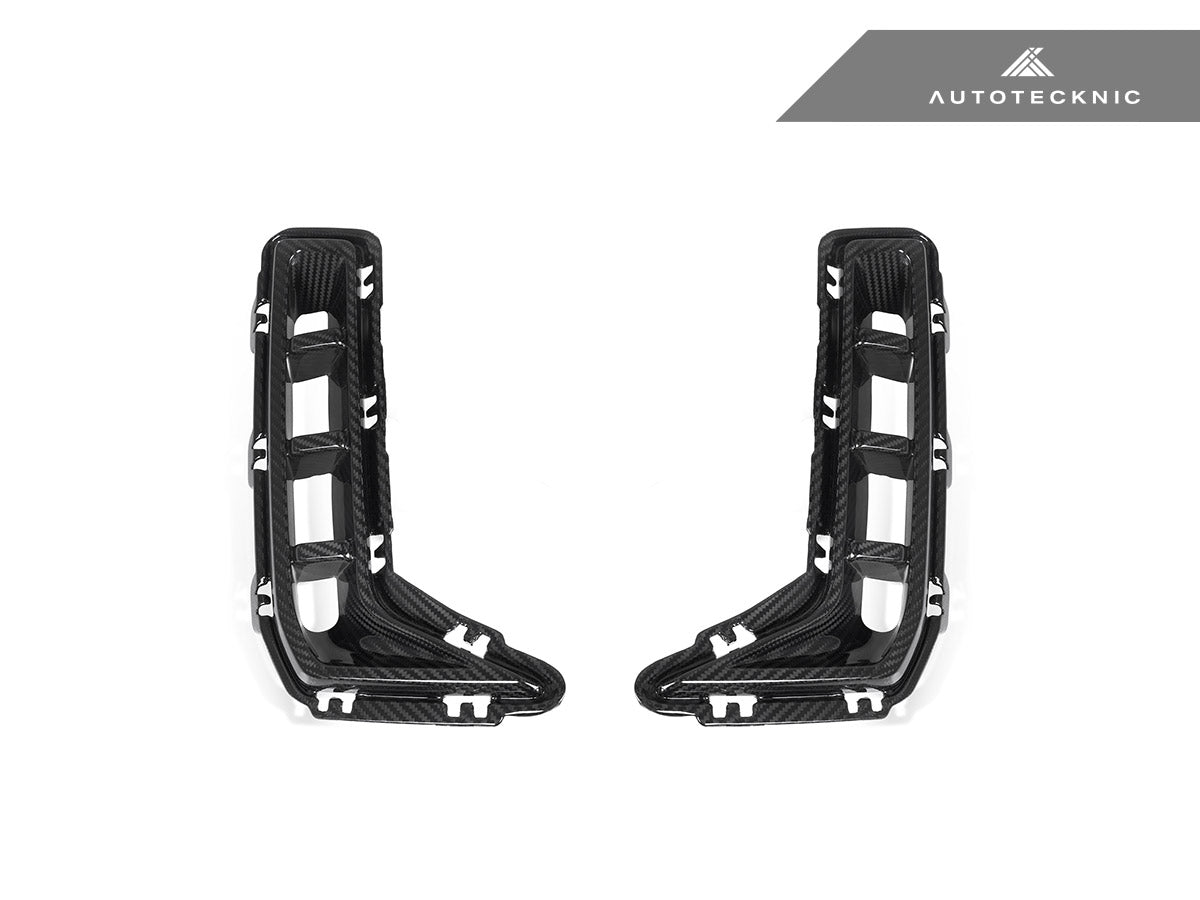 AutoTecknic Carbon Fiber Front Bumper Trim Set - G05 X5 M-Sport LCI