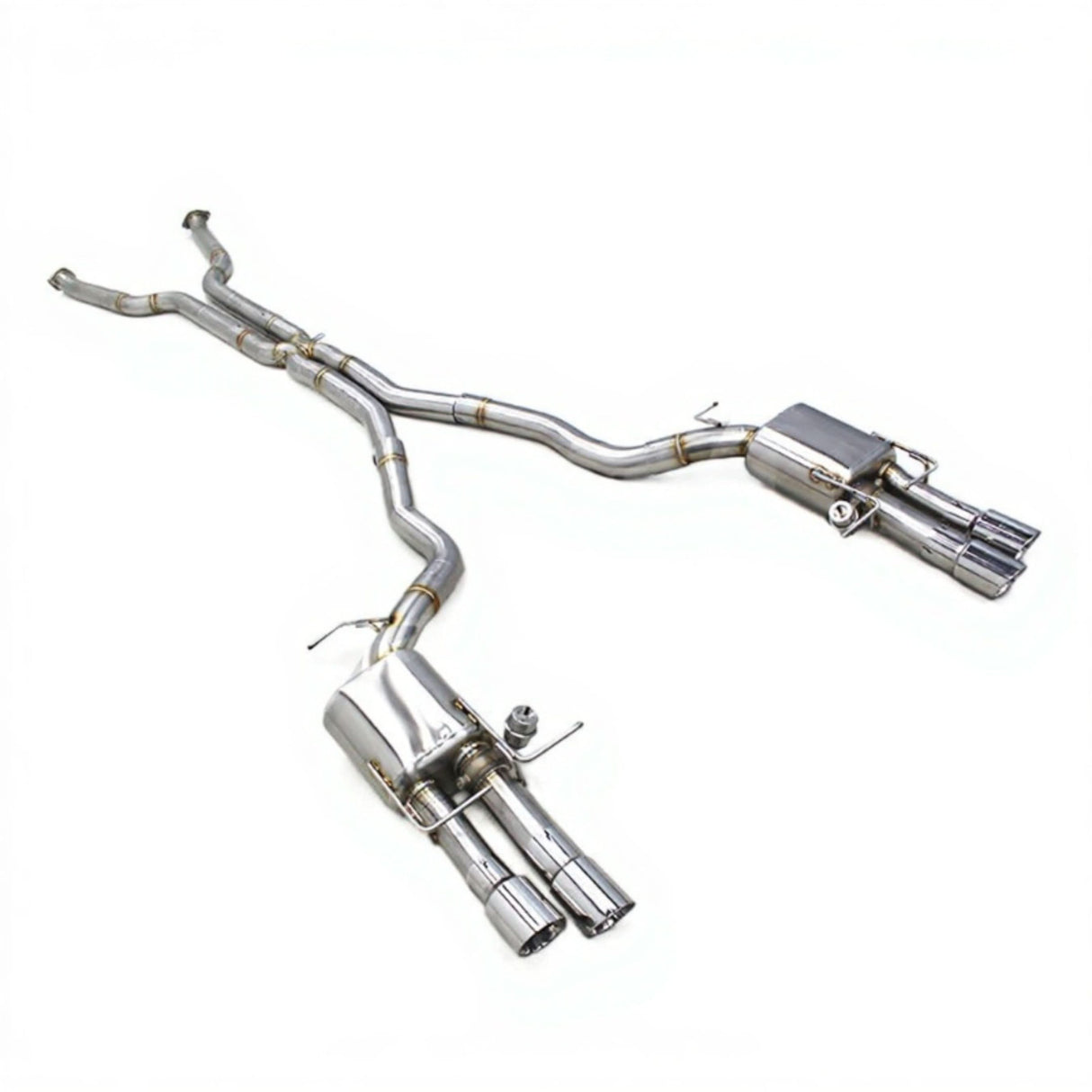 BMW 5 Series M5 E60 304 Stainless Steel Valved Catback 2005-2010
