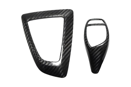 BMW F20 F22 F30 F32 F10 GT F07 F01 X3 F25 X4 F26 Carbon Fiber Gear Shift Knob and Panel Cover Trim (2011 - 2019) - K2 Industries