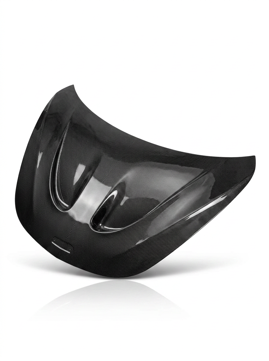 McLaren 540C 570S Dry Carbon Fiber Bonnet Hood P1 Style Bolt-On