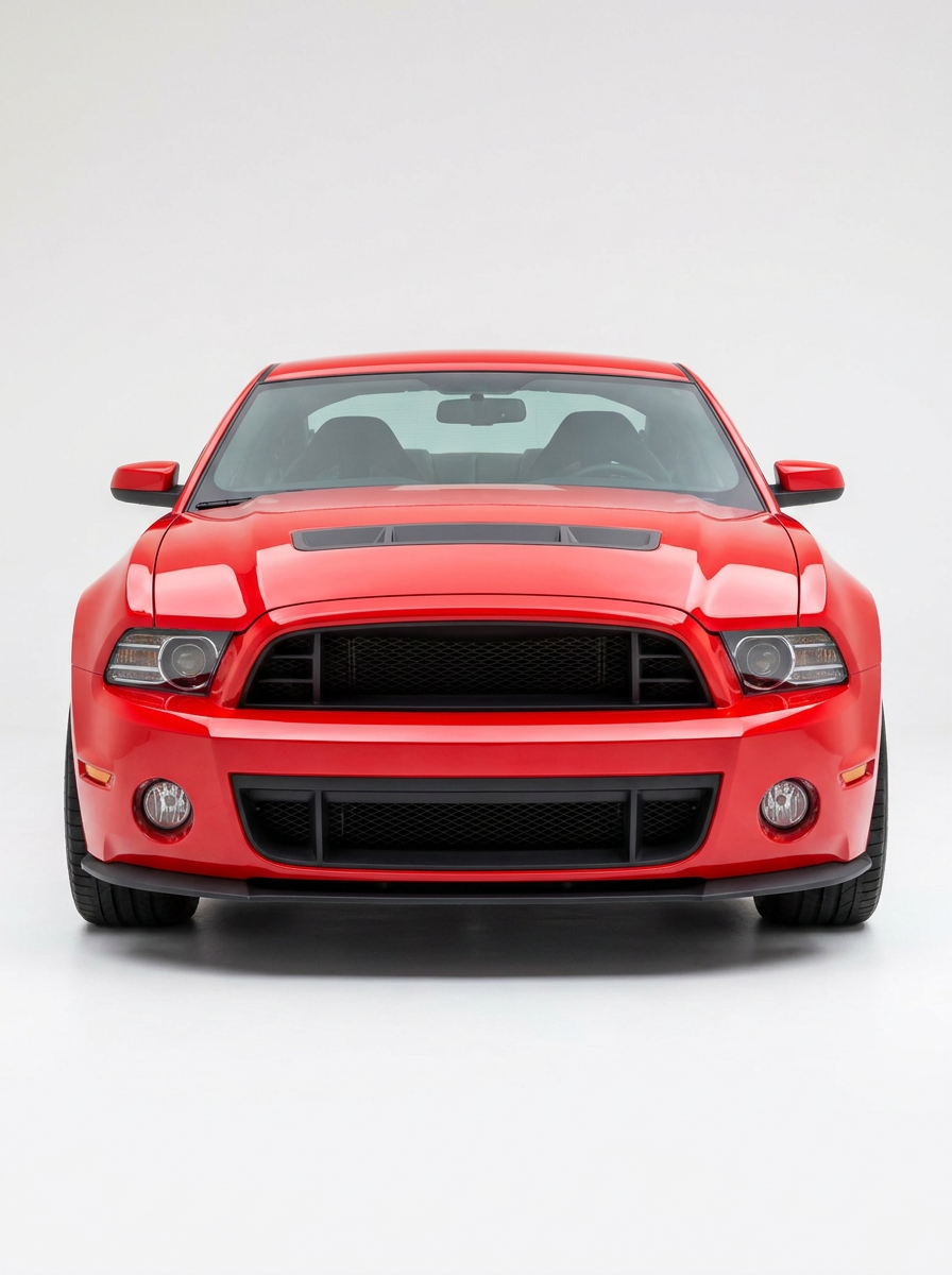 2010-2014 Ford Mustang GT500 Look Front Bumper Cover - FRP
