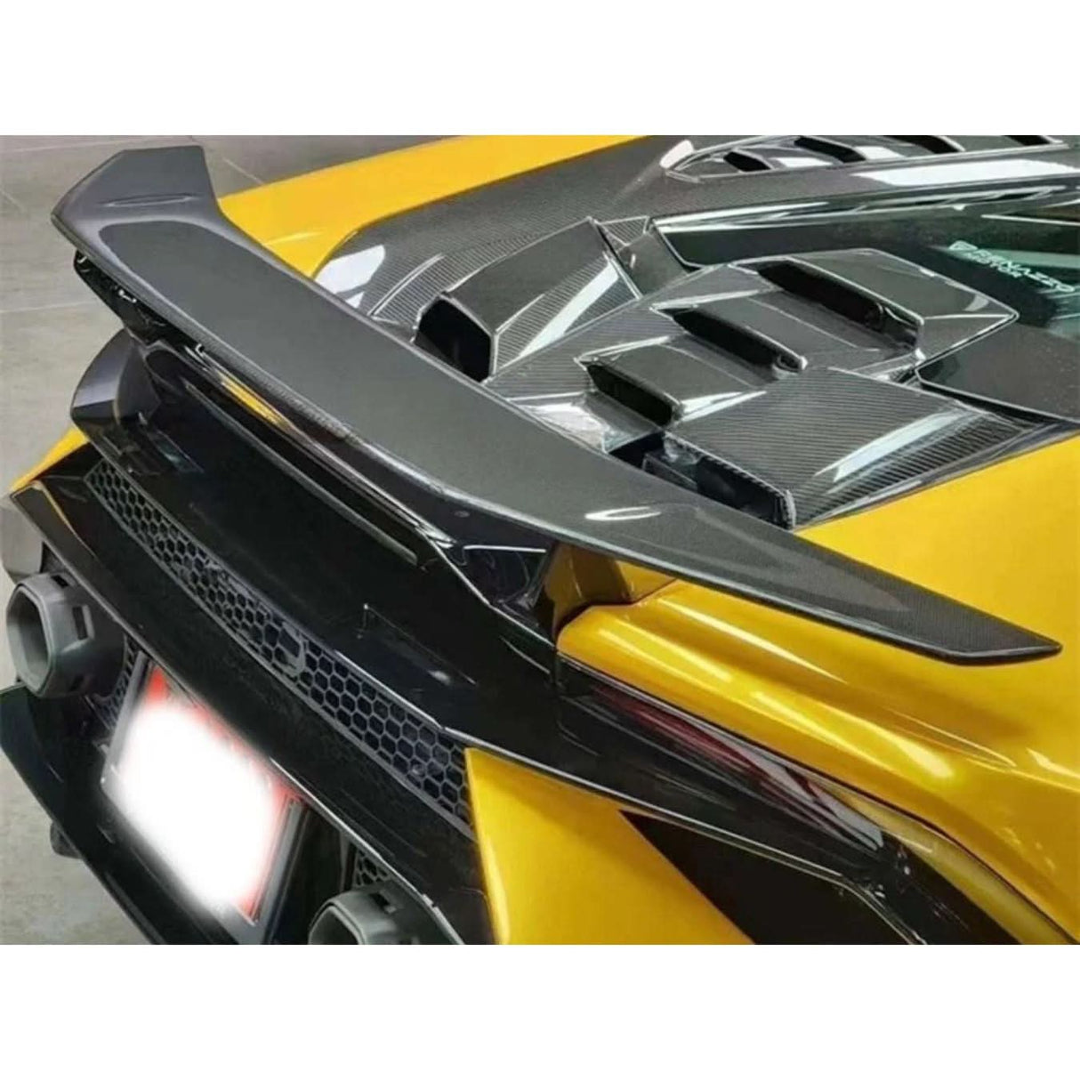 Carbon Fiber Rear Wing Spoiler – Huracan LP580 / LP610 Tecnica Style