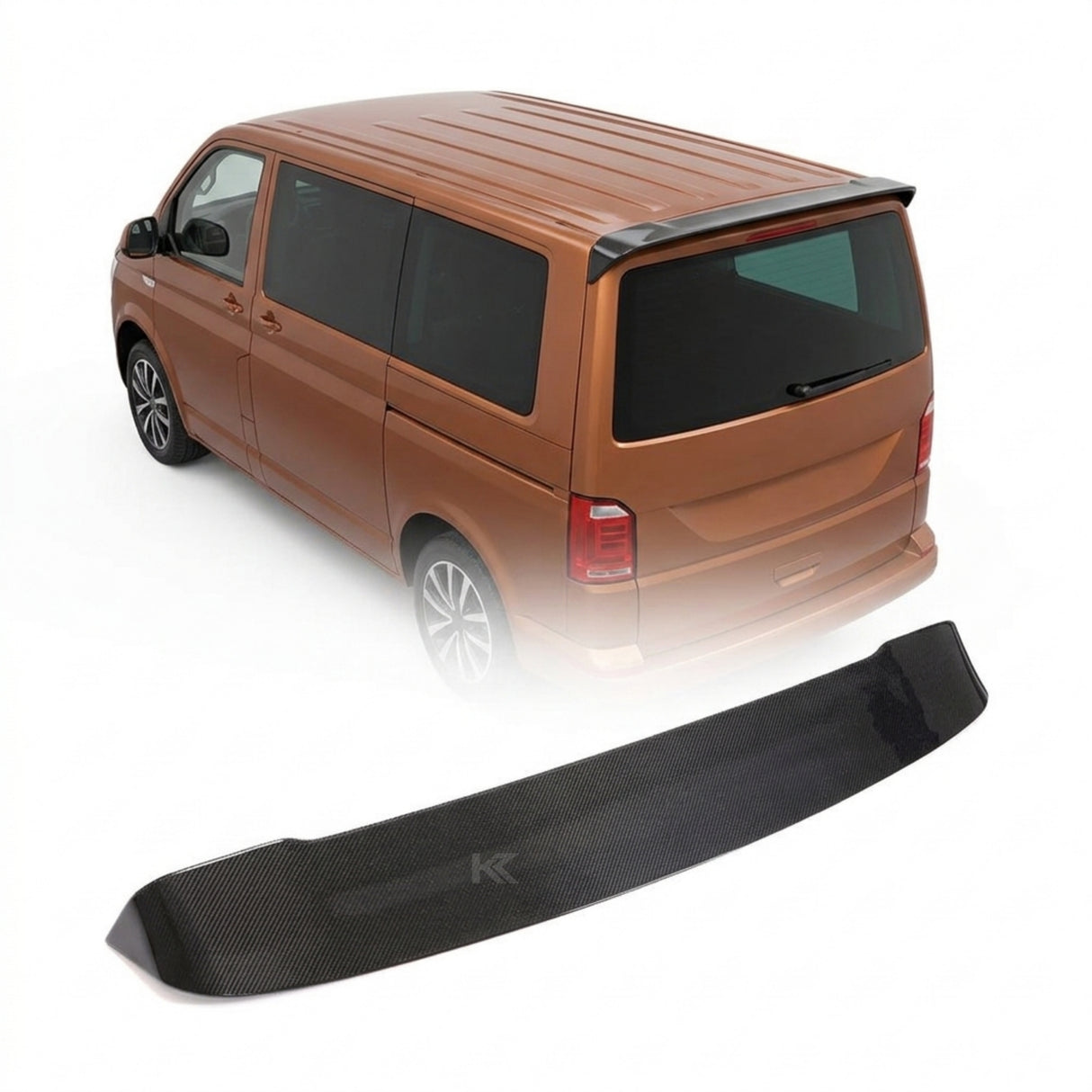 2015–2020 Volkswagen Transporter / Caravelle T6 Rear Roof Spoiler – Carbon Fiber