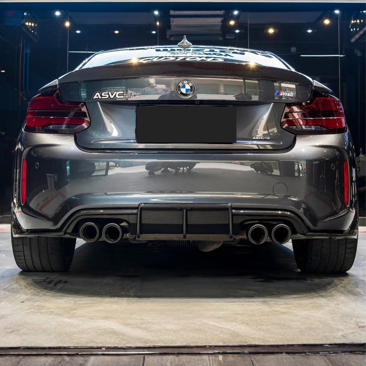 BMW 2 Series F87 Dry Carbon Fiber "KB" Style Diffuser (2014-2021)