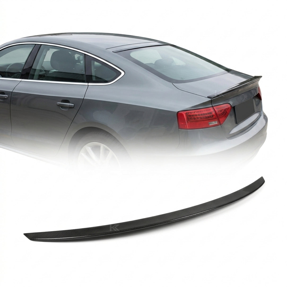 2009–2016 Audi A5 / A5 S-Line B8 8T Sportback Ducktail Rear Trunk Spoiler – Carbon Fiber