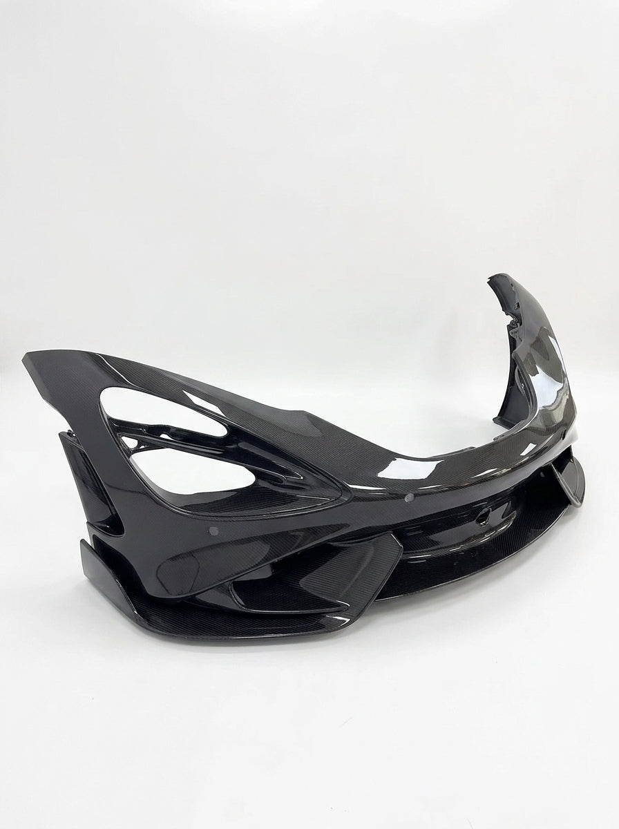 McLaren 765LT Dry Carbon Fiber Front Bumper Bolt-On