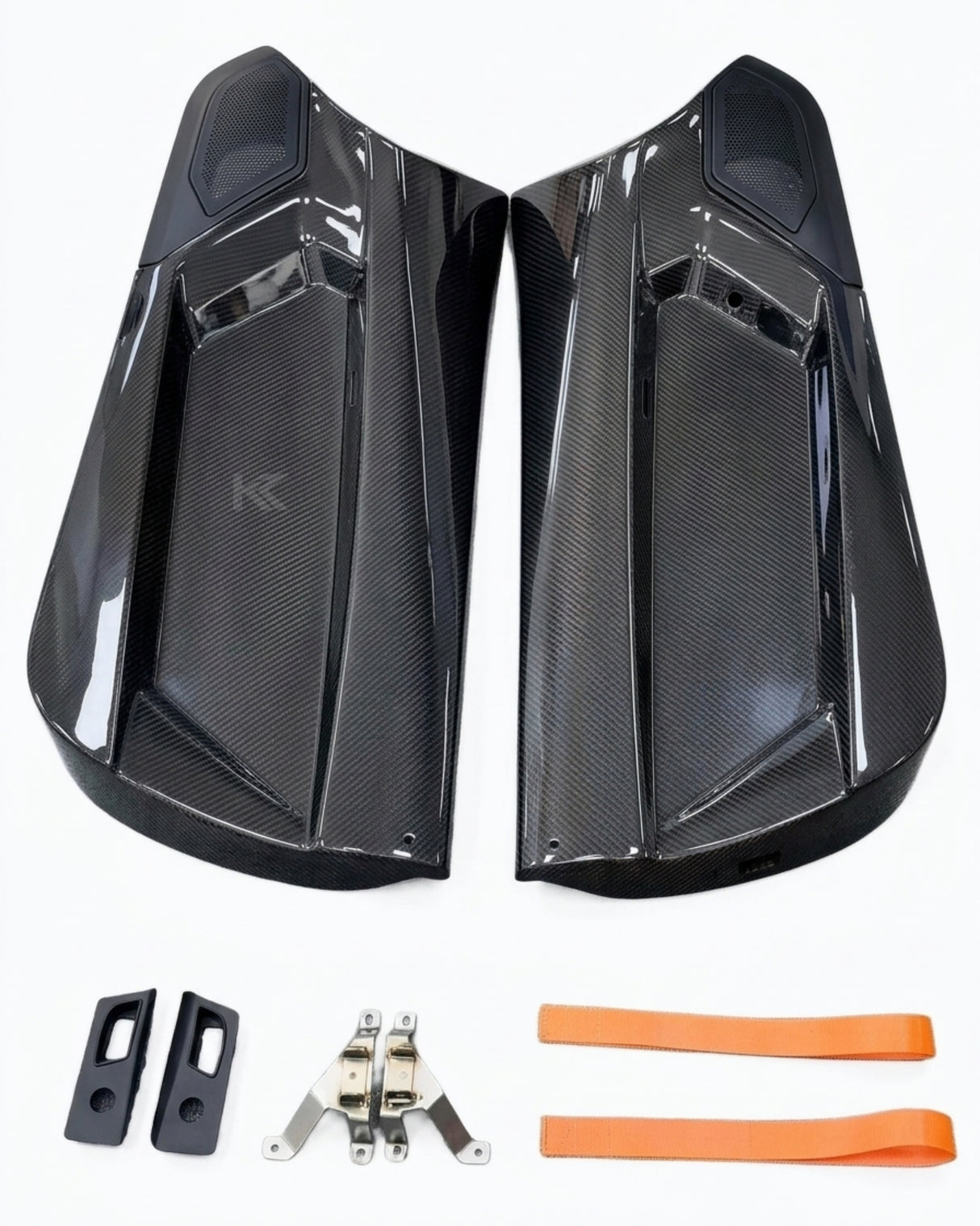 2011–2022 Lamborghini Aventador Inner Door Panels – Dry Carbon Fiber