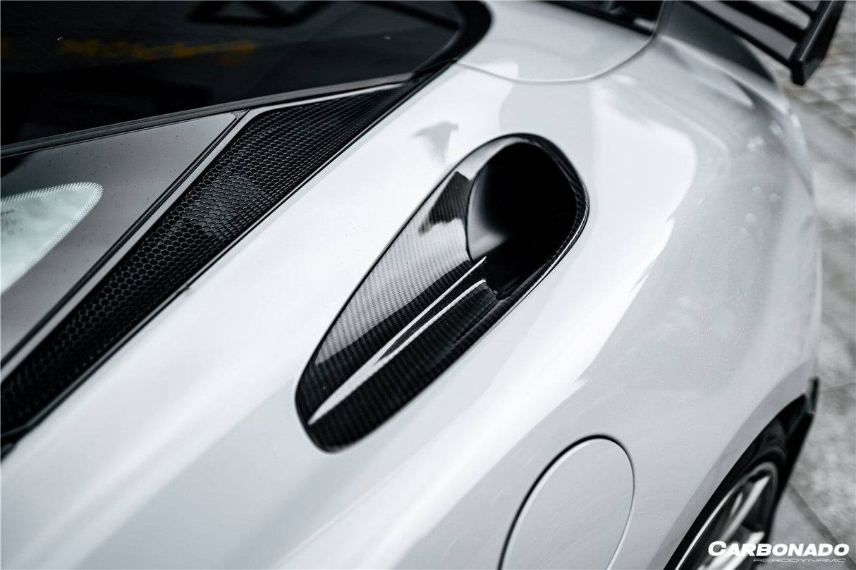 2020-2023 McLaren GT WP Style DRY Carbon Fiber Side Air Intake Fins