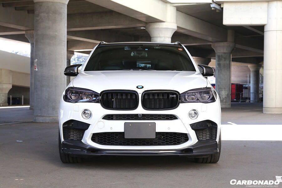 2015-2019 BMW X5M F85 X6M F86 3D Style Carbon Fiber Front Lip
