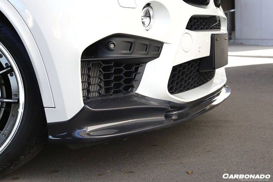2015-2019 BMW X5M F85 X6M F86 3D Style Carbon Fiber Front Lip