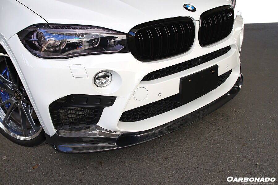 2015-2019 BMW X5M F85 X6M F86 3D Style Carbon Fiber Front Lip