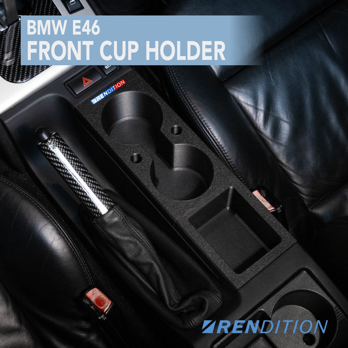 BMW E46 FRONT CUP HOLDER - K2 Industries