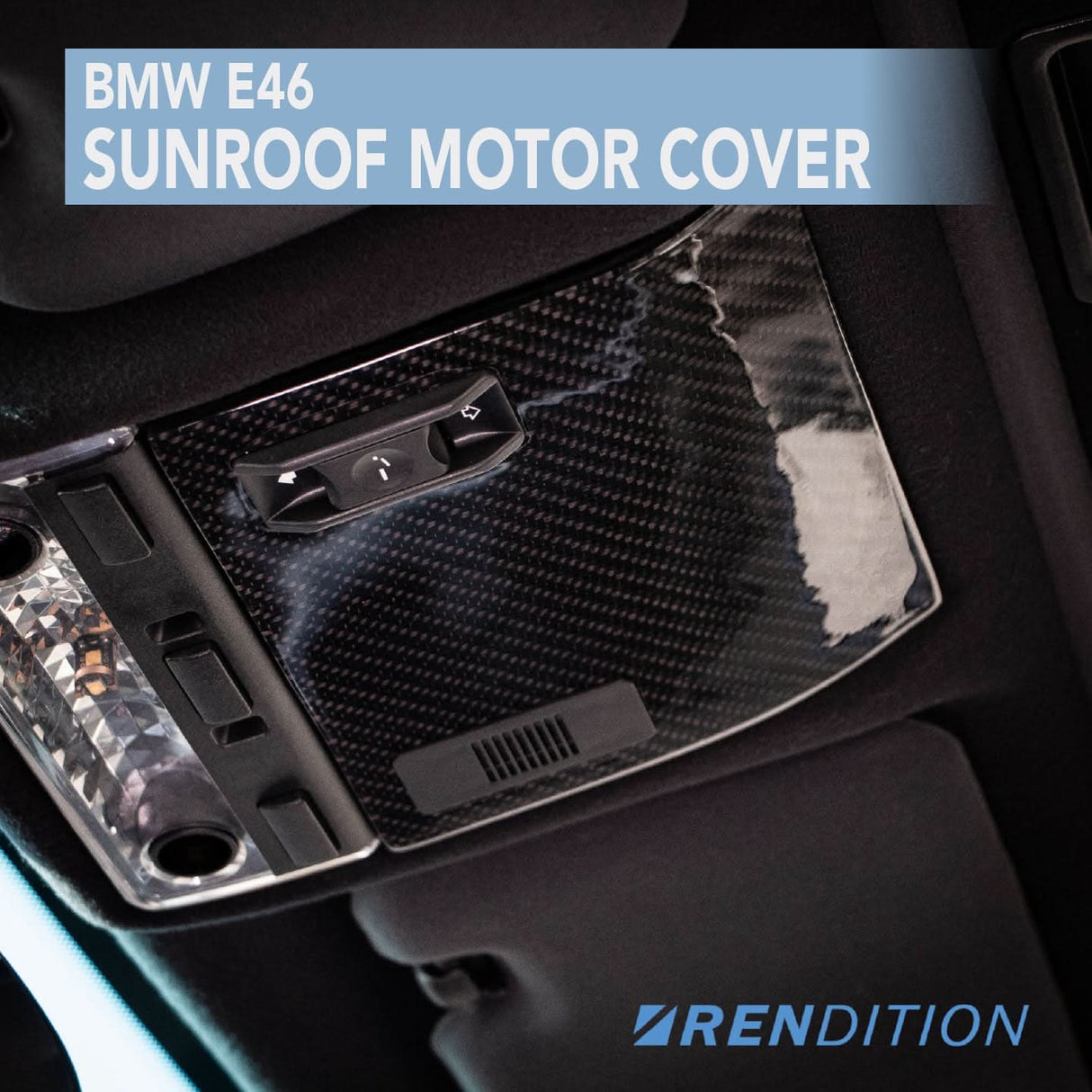 BMW E46 SUNROOF MOTOR COVER - K2 Industries