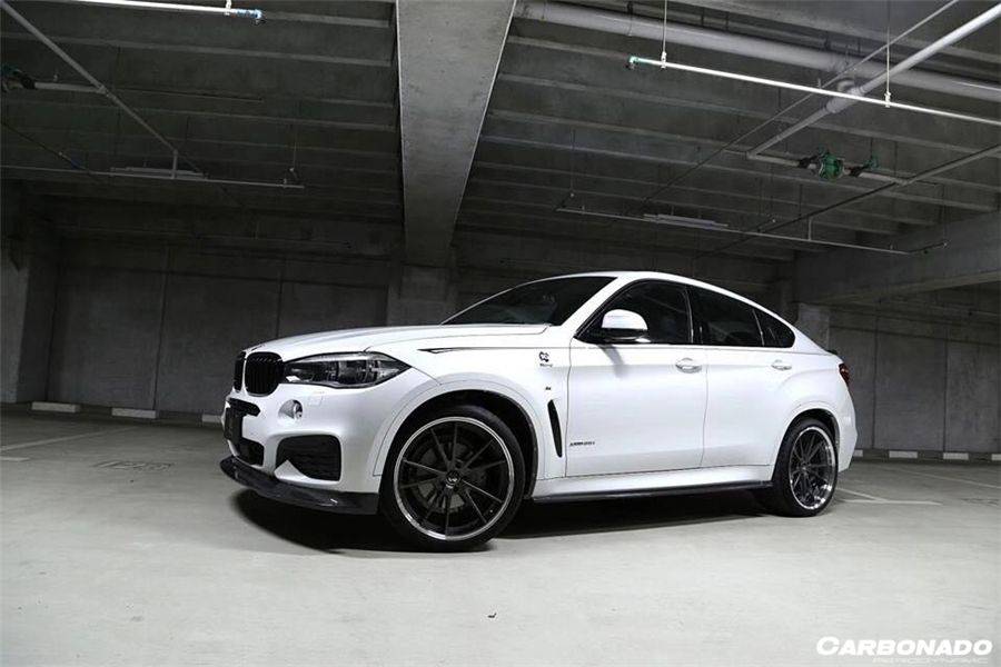 2015-2019 BMW X5M F85 X6M F86 3D Style Carbon Fiber Front Lip
