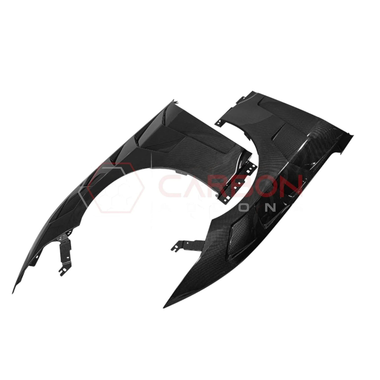 2024+ S650 Mustang GTD Style Carbon Fiber Fenders | V1