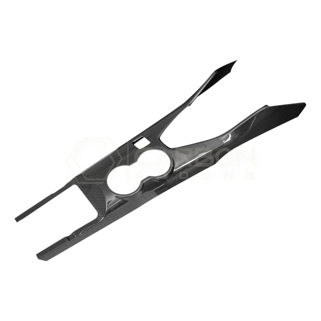 2024+ S650 Mustang Hard Carbon Fiber Center Console Trim Cover