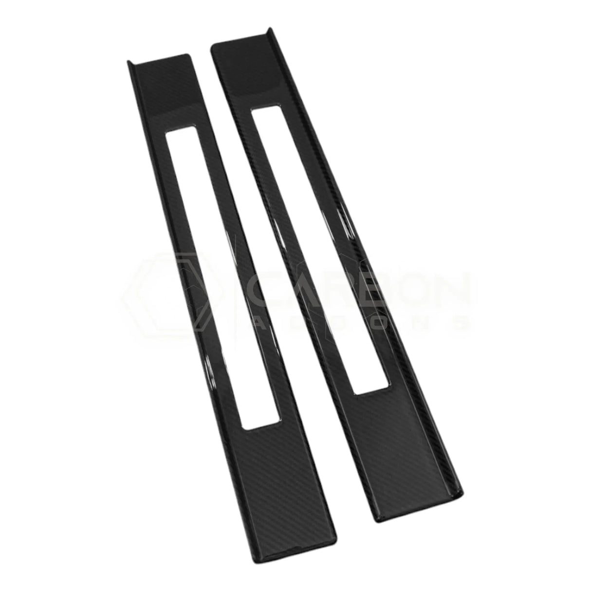 2024+ S650 Mustang Hard Carbon Fiber Door Sills Trim Cover