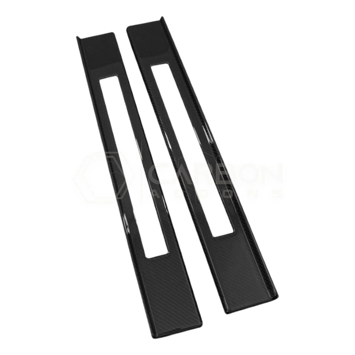 2024+ S650 Mustang Hard Carbon Fiber Door Sills Trim Cover