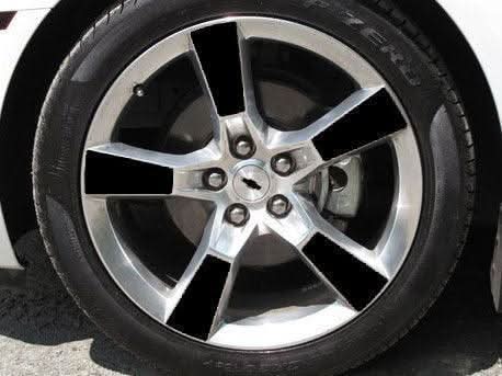 20" Stock Wheel Insert Overlays - 2010-2013 Camaro