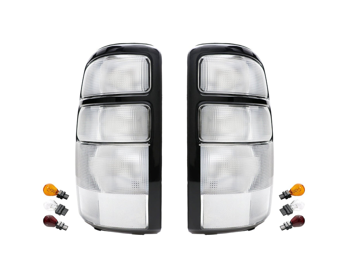 2000-2006 Gmc Yukon Xl Denali 20002006 Chevrolet Suburban Tahoe Clear Euro Style Tail Lights Made By Dpeo