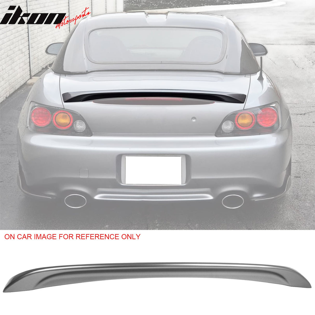 2000-2009 S2000 AP2 OE Trunk Spoiler Chicane Silver Metallic #NH745M