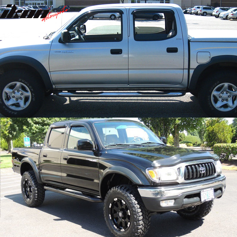 2001-2004 Toyota Tacoma Slim Style Smoke Visor Window Guard Acrylic