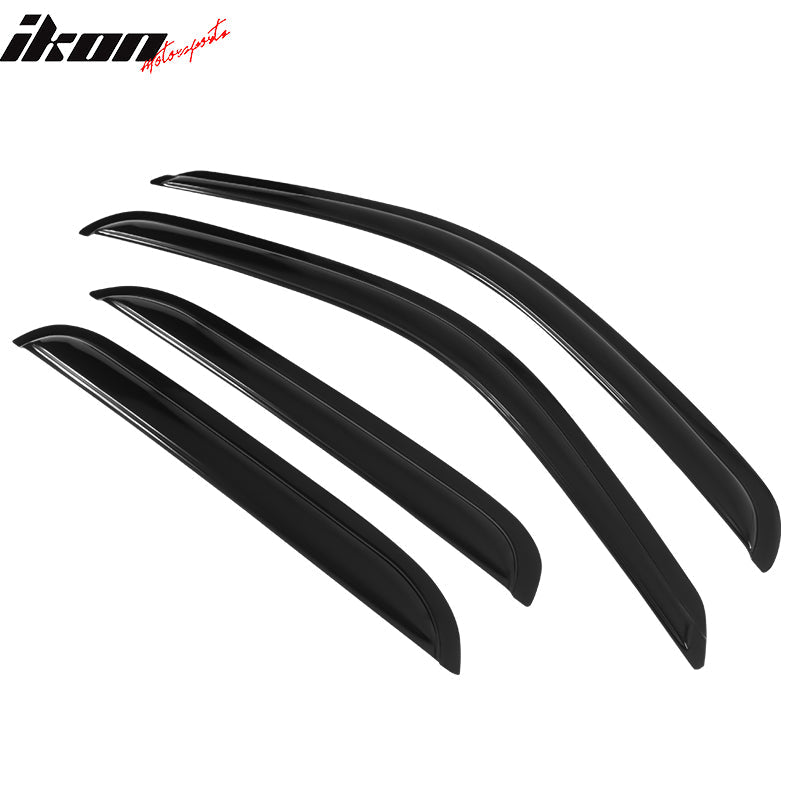 2001-2004 Toyota Tacoma Slim Style Smoke Visor Window Guard Acrylic