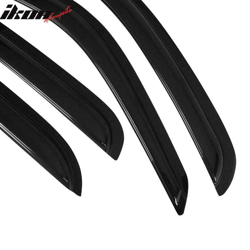 2001-2004 Toyota Tacoma Slim Style Smoke Visor Window Guard Acrylic