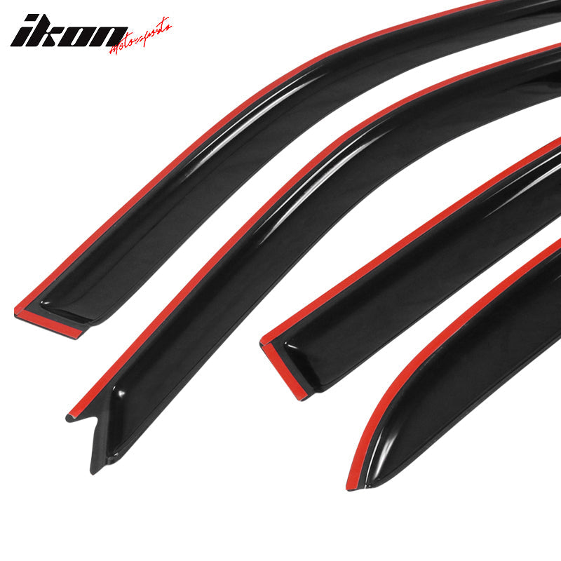 2001-2005 Lexus IS300 Sedan Slim Style Smoke Visor Windows Acrylic