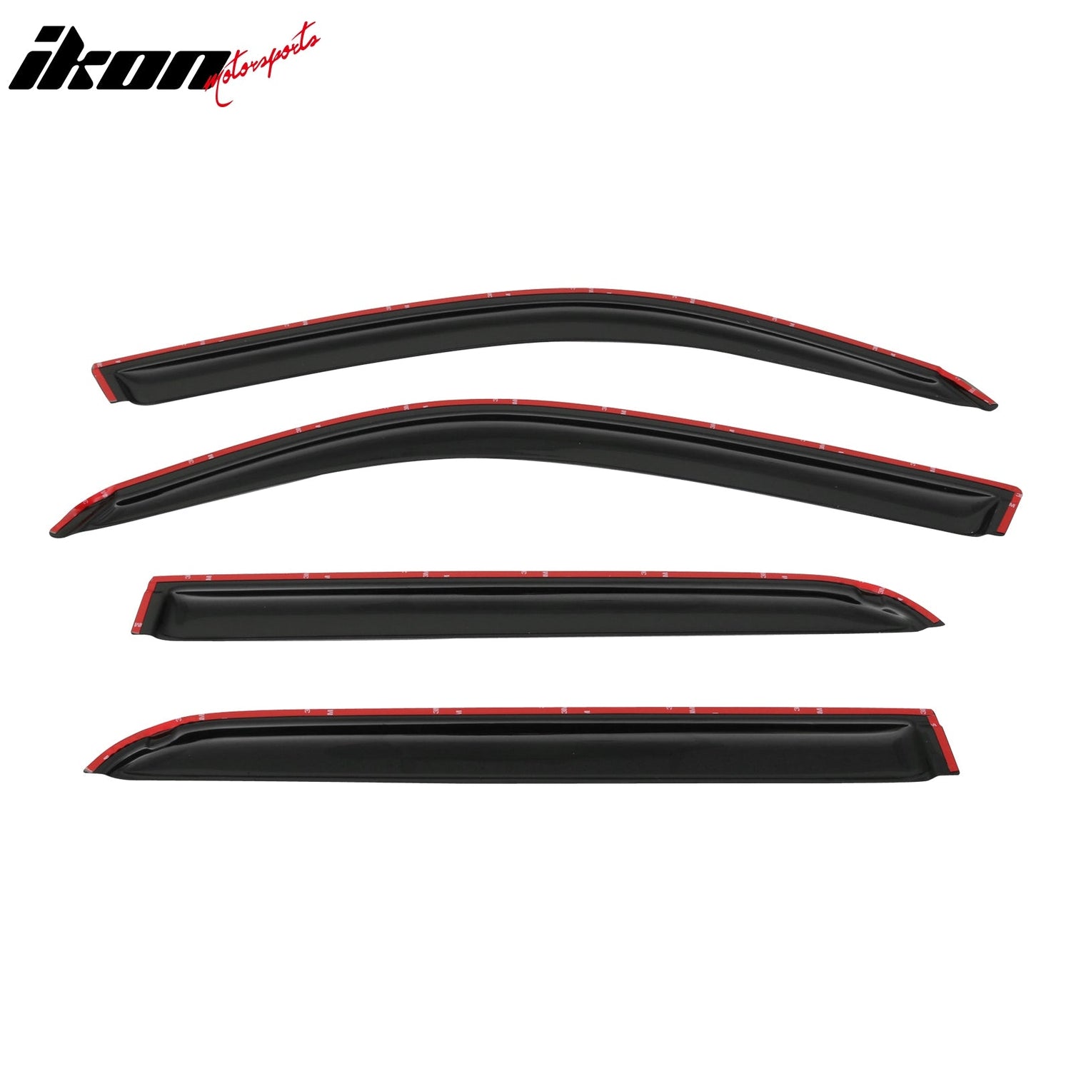 2001-2007 Toyota Sequoia Tape on Visor Windows Rain Guard Acrylic 4PC