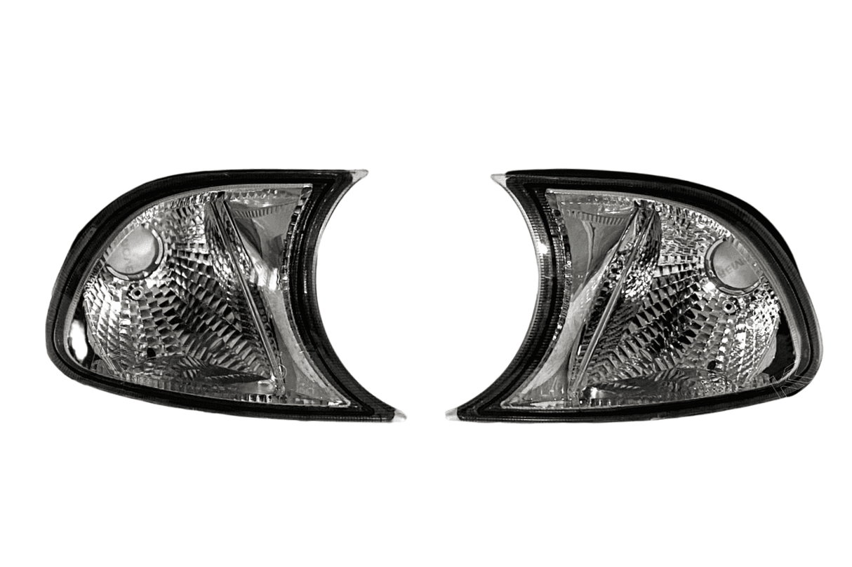 2002-2003 BMW 3 Series E46 2D / Convertible & 2002-2006 E46 M3 Screw-On JDM Crystal Clear Corner Lights - K2 Industries