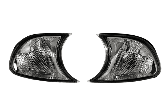 2002-2003 BMW 3 Series E46 2D / Convertible & 2002-2006 E46 M3 Screw-On JDM Crystal Clear Corner Lights - K2 Industries