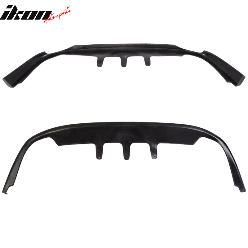 2002-2003 Subaru Impreza WRX Sedan P-D Style Black Front Bumper Lip PU