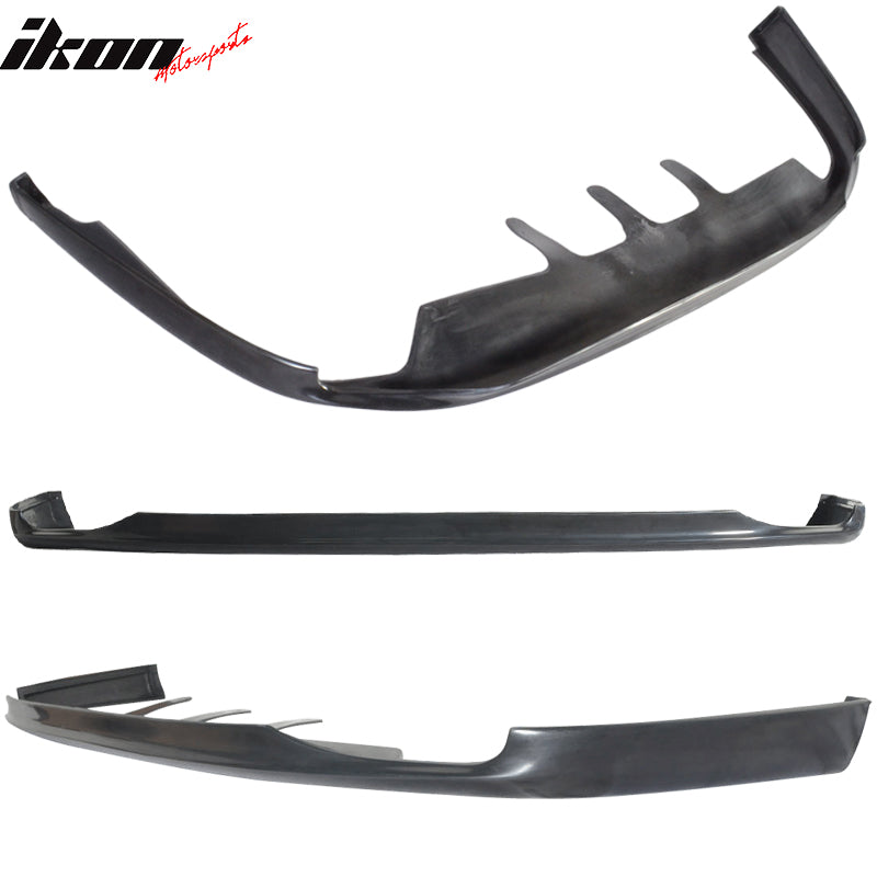 2002-2003 Subaru Impreza WRX Sedan P-D Style Black Front Bumper Lip PU
