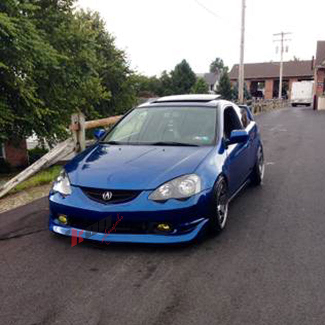 2002-2004 Acura RSX Front Lip Mugen Style Unpainted Lip Spoiler PU