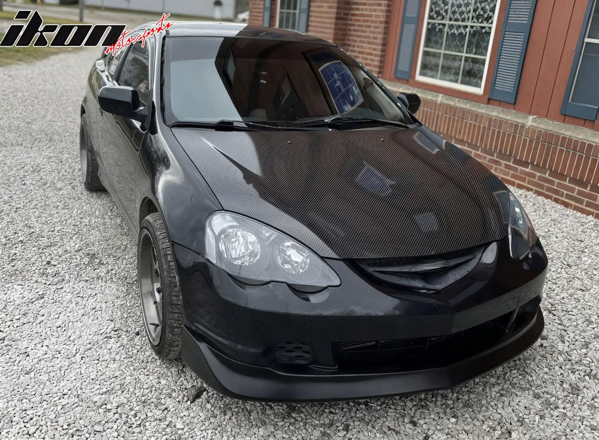 2002-2004 Acura RSX Front Lip Mugen Style Unpainted Lip Spoiler PU