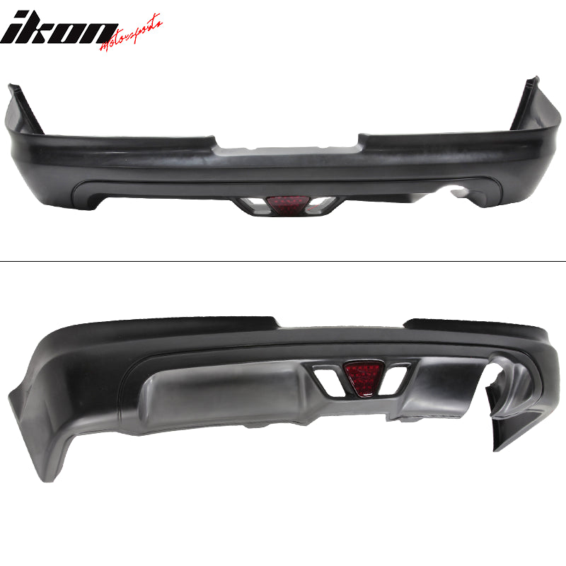 2002-2004 Acura RSX Mugen Style Rear Lip Diffuser LED Brake Light PU