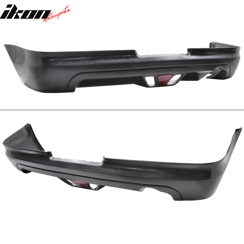 2002-2004 Acura RSX Mugen Style Rear Lip Diffuser LED Brake Light PU