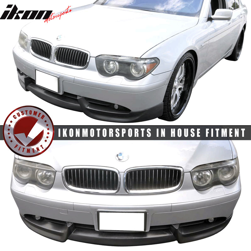 2002-2005 BMW E65 E66 7-Series A Style Unpainted Front Lip SplitterPU