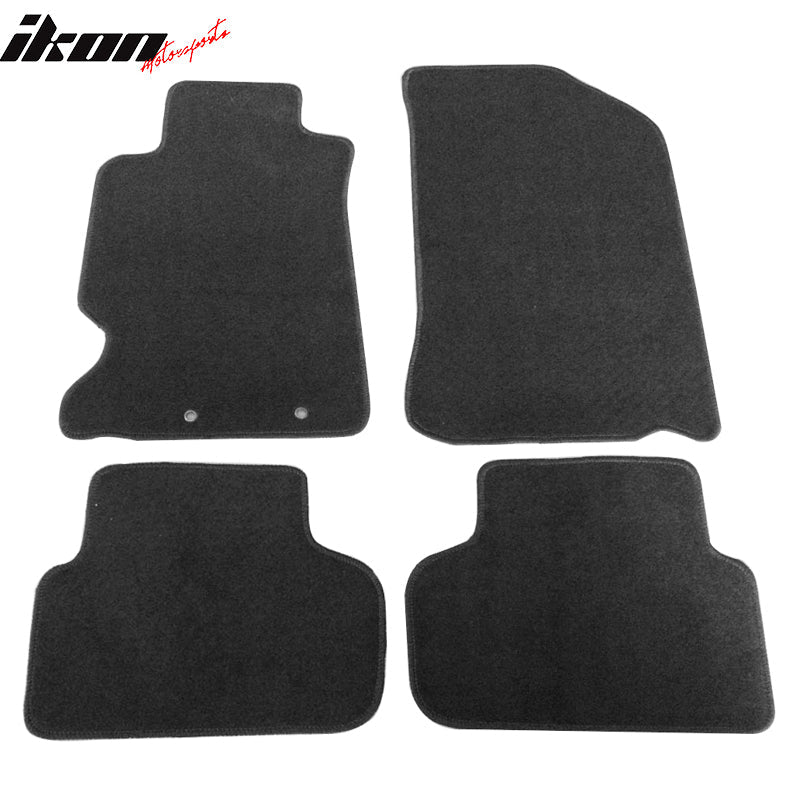 Car Floor Mat for 2002-2006 Acura RSX Black Carpet 4PC Nylon