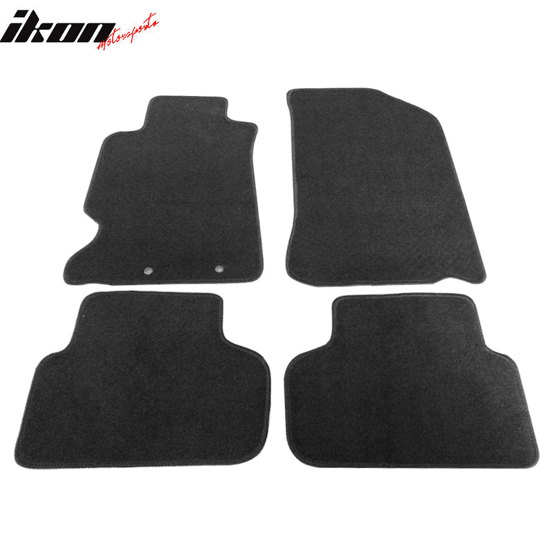 Car Floor Mat for 2002-2006 Acura RSX Black Carpet 4PC Nylon