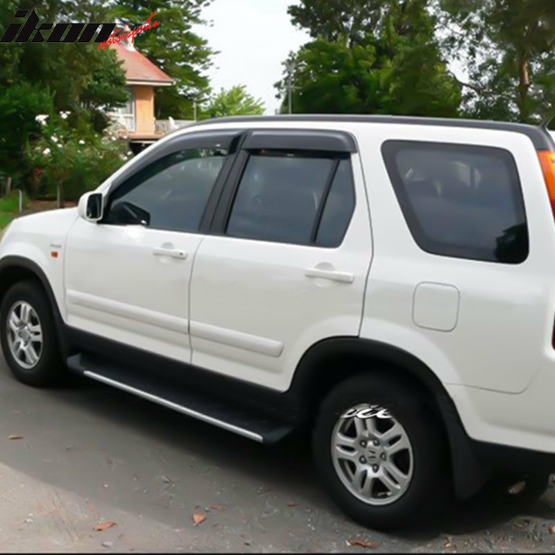 2002-2006 Honda CRV 4Pc Set Visor Windows Acrylic