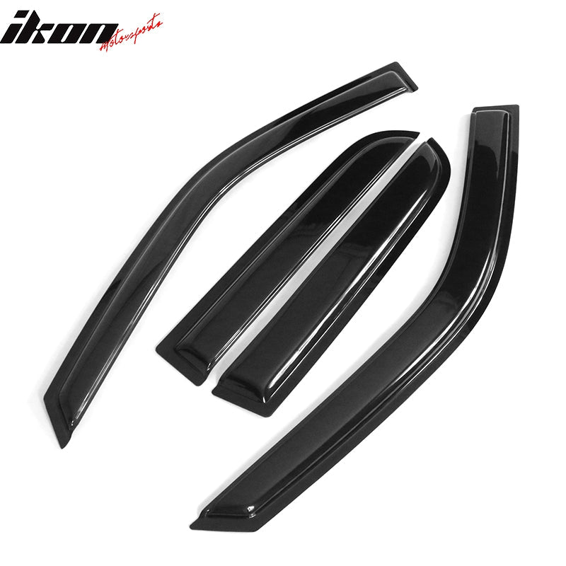 2002-2006 Honda CRV 4Pc Set Visor Windows Acrylic