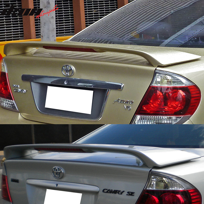 2002-2006 Toyota Camry OEM Style Matte Black LED Rear Trunk Spoiler