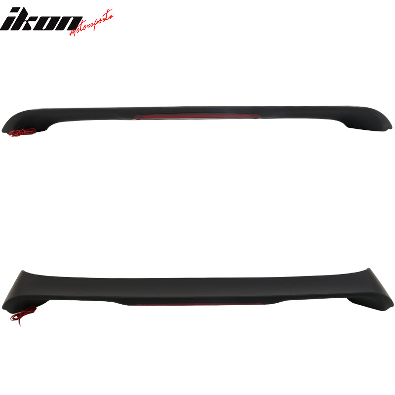 2002-2006 Toyota Camry OEM Style Matte Black LED Rear Trunk Spoiler