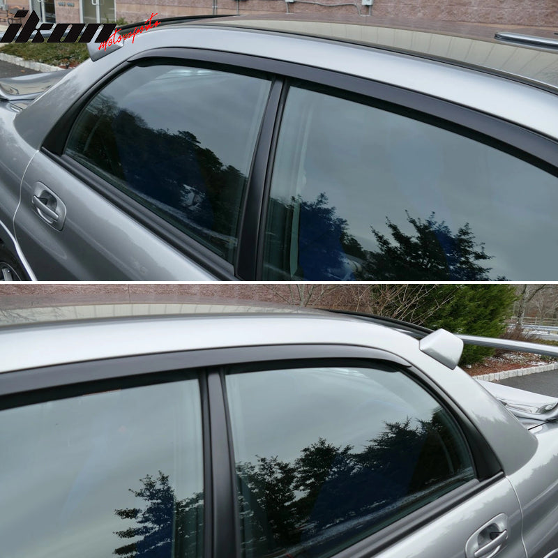 2002-2007 Subaru Impreza Slim Style Smoke Tinted Visor Window Acrylic