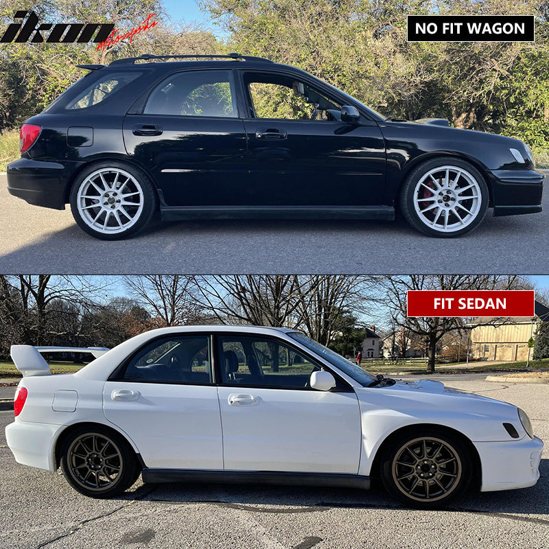 2002-2007 Subaru Impreza Slim Style Smoke Tinted Visor Window Acrylic