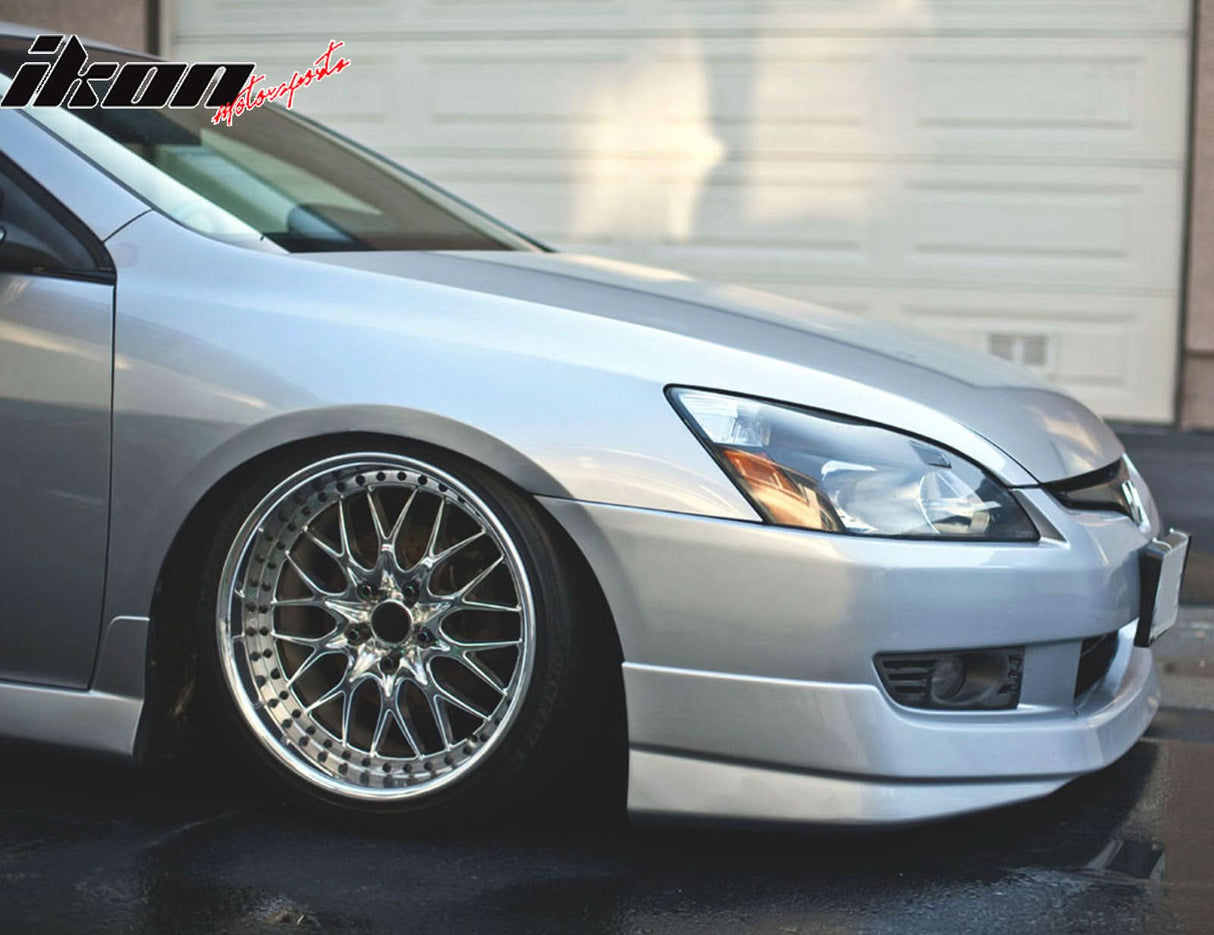 2003-05 Honda Accord 2Dr HFP Style Black Front Lip Splitter Spoiler PU